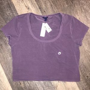 cropped tee